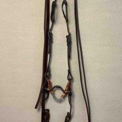 453 • new western bridle with les vogt performax bit