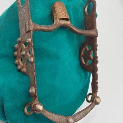 174 • vintage garcia elko, nevada sterling silver show bit