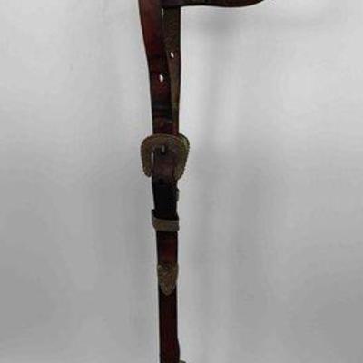 Sale Photo Thumbnail #323: 522 • vintage leather one ear head stall