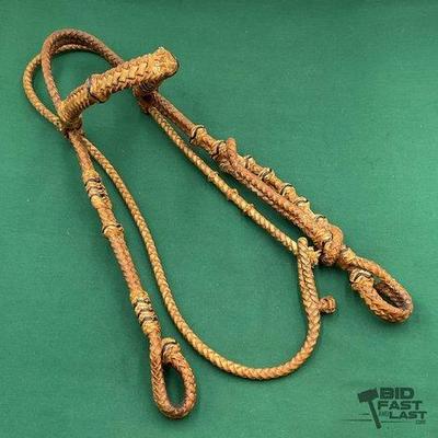 538 • rawhide braided headstall
