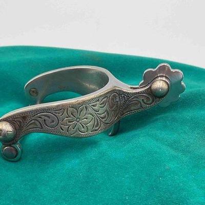 Sale Photo Thumbnail #50: 144 • western spur style belt buckle