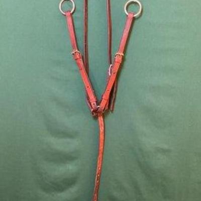759 • leather western running martingale