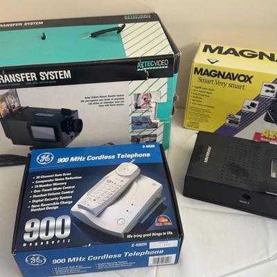 Video Transfer System | Cordless Telephone | Home And Car CD Player | Cassette Recorder