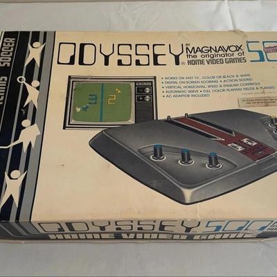 Vintage 1976 Magnavox Odyssey 500 Home Video Game Console (Model 7500) | With Box