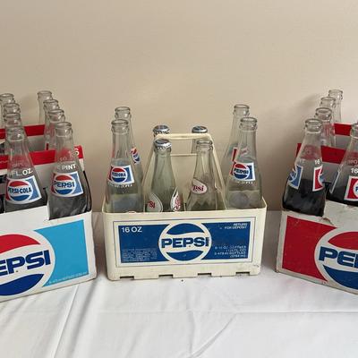 Pepsi 16 Oz One Pint Empty Bottles In Cases