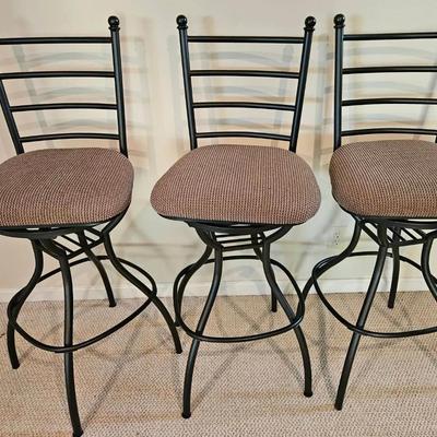 Bar Stools Set Of Three (3)