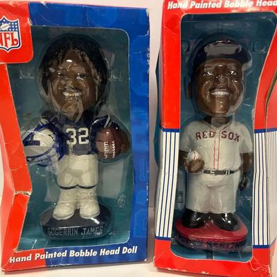 Edgerrin James & Pedro Martínez Bobble Dobbles™ | 2001 Limited Edition NFL & MLB Figures