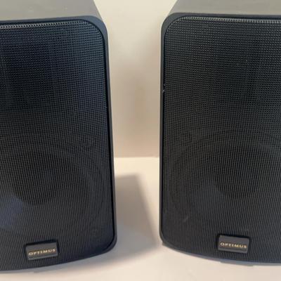 Optimus Pro-X88AV Bookshelf Speakers – Pair, 8 Ohm