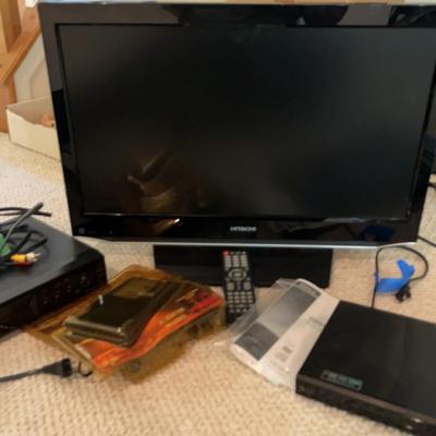 Sony DVD/CD/VIDEO CD | LG BLU-RAY DISC | Jensen Weather Band Radio| Hitachi TV$DVD player 28 Inch