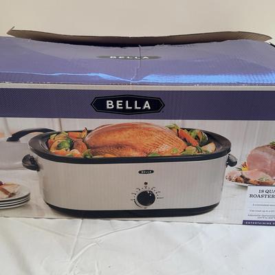 Bella 18 Quart Roaster Oven Entertaining Series