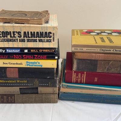 The People’s Almanac | Bill O’Reilly | The New People’s Pharmacy | College Chemistry | Zoology