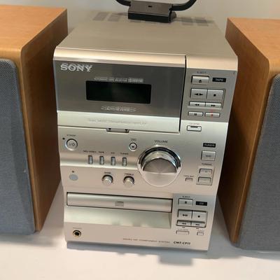Sony CMT-CP11 Micro Hi-Fi Component System with Speakers | CD, Cassette, AM/FM