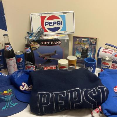 Pepsi Novelty & Promo Items | Bank | Lunch Box | Pepsi Sweatshirt
