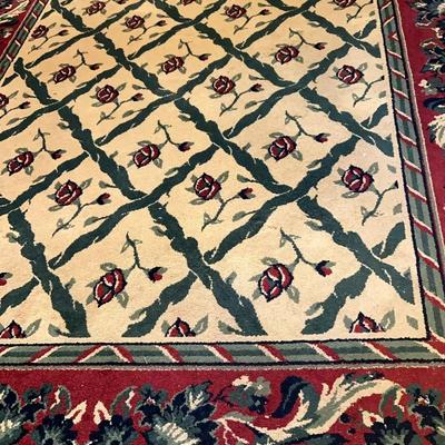Beaulieu Floral Woven Rug – Made in Dalton, Georgia