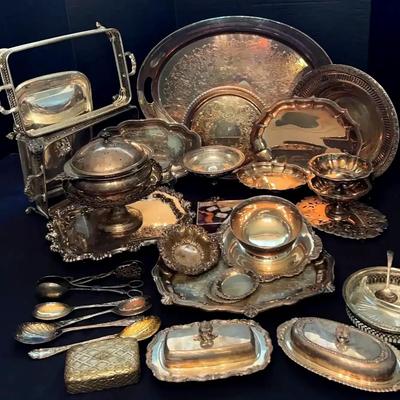 Silver-Plated Serving Collection Featuring Gorham