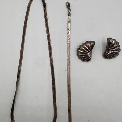 Sterling Silver Jewelry Set 925