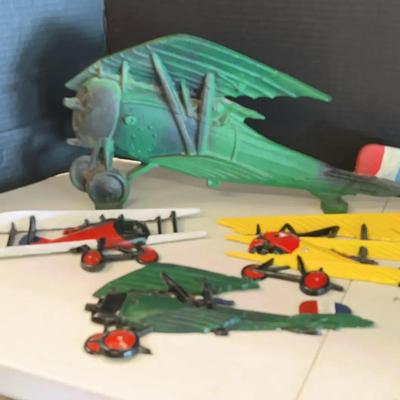 Cast Iron Plane Decor