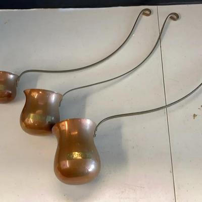 Vintage Copper Spirit Ladles