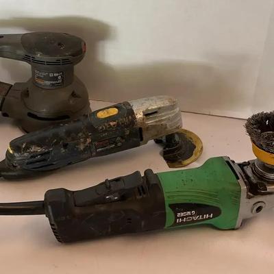 Power Tools Lot #1  Chicago Electric, Hitachi, Porter