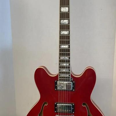 Electric Guitar With Strap
