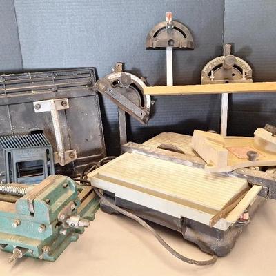 Shop Tools #1 Includes Yukon Tool Tile Saw, Three Miters, Etc.