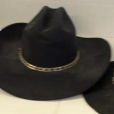 Black Felt Cowboy Style Hats