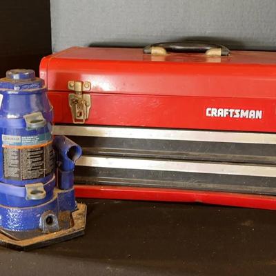 Kobalt Bottle Jack And Craftsman Tool Box