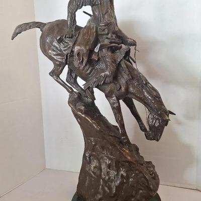 Frederick Remington's 'Mountain Man' Bronze Sculpture