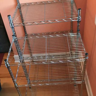 Two Metal Shelving Units