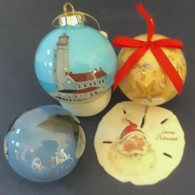 Lot Of 4 Lewes, DE Ornaments