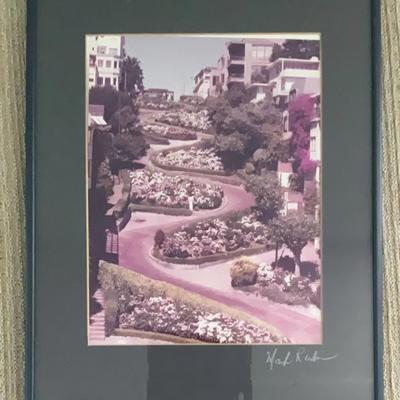 Signed Photo Lombard St San Francisco