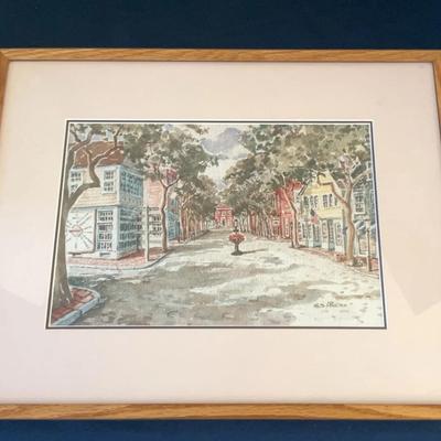 G S Hill Print