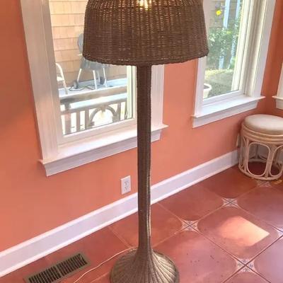 Wicker Floor Lamp