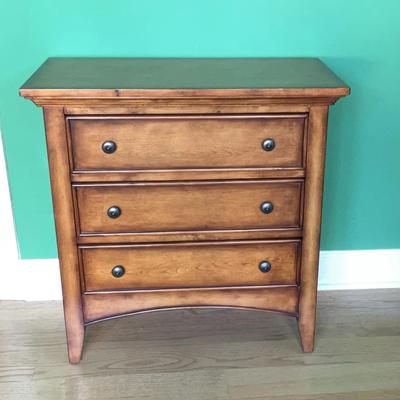 Olde Town Wood Three Drawer Dresser
