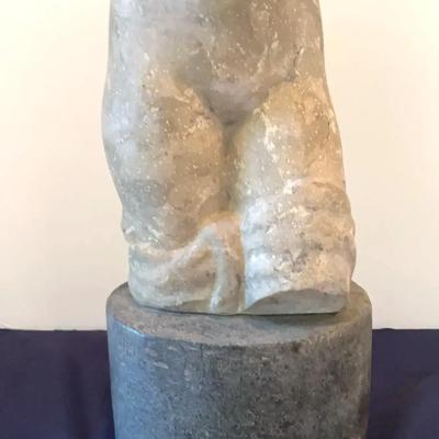 Torso Sculpture Possibly Marble