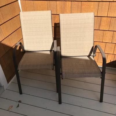 Pair Of Patio Side Chairs