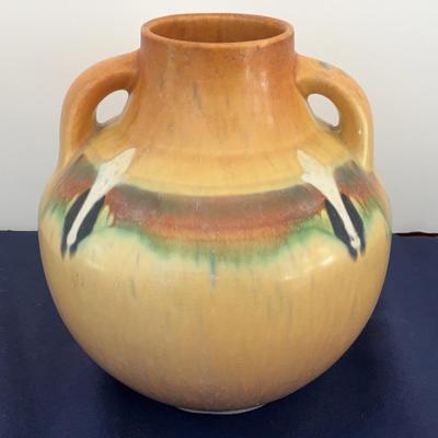 Roseville Monticello Pottery Two-Handled Vase