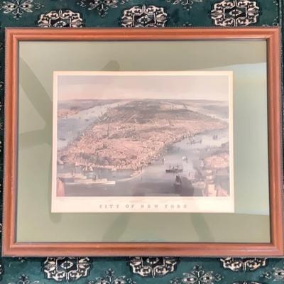 City Of New York Currier Print