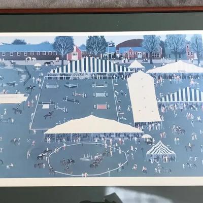 Limited Edition Signed Print Horses