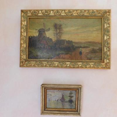 Late 1800’s original oil by Asselbergs, Belgian artist