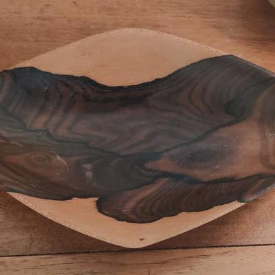 Hand carved dish made in Belize