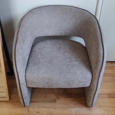 JMLE Retro Modern Demi Lune Chair