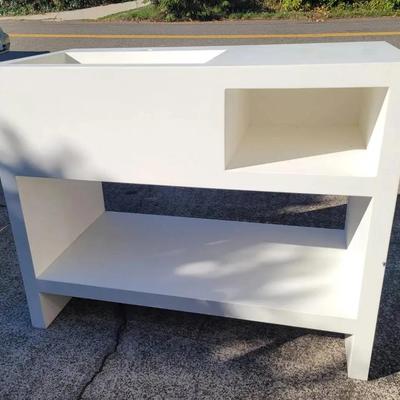 Solid Corian Bathroom Vanity
