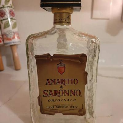 Vintage Rare Original Amaretto Disaronno Bottle