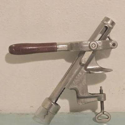 Vintage Bar Mount Wine Bottle Corkscrew Made By Cedon In West Germany