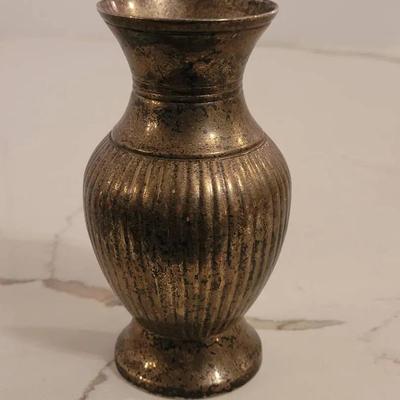 Vintage Solid Brass Zodax Vase Made In India