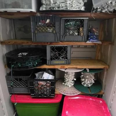Commercial Grade Christmas Light Supplies Lot C9 And C7 String , Bulbs And Timers