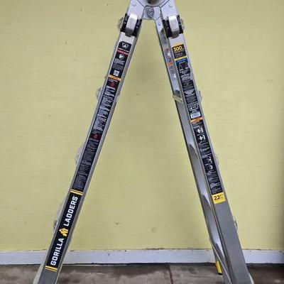 Gorilla Ladders 22ft Max Reach Aluminum 300lb Capacity