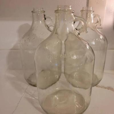 One Gallon Glass Jugs