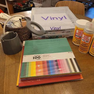 Cricut Vinyl Sheets, Smart Paper, Cardstock, Craft Lamp, Craft Accessories